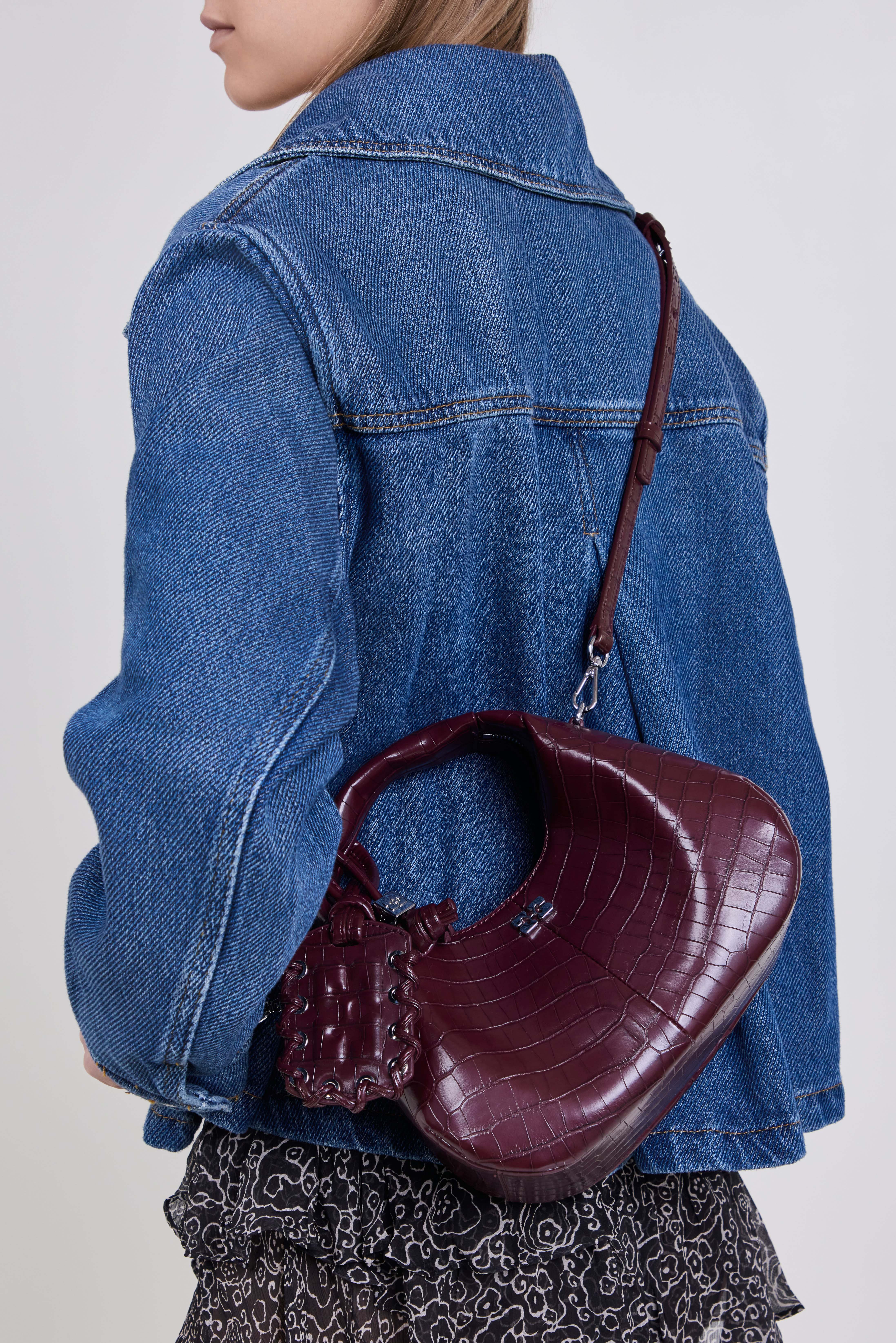 תיק יד הובו מיני קרוקו